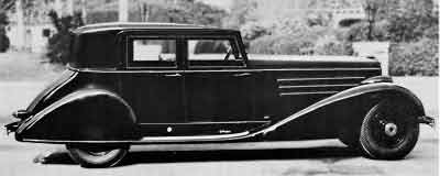 1929 Duesenberg Holbrook 5-pass sedan modified in 1934 by Bohman & Schwartz