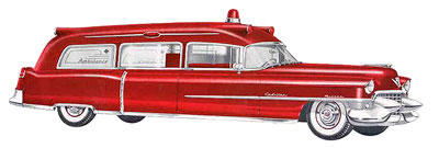 1955 Cadillac AJ Miller Ambulance